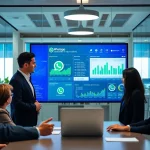 Boost business efficiency with WhatsApp Smart CRM insights through a collaborative team setting.