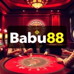 Babu88 players enjoying a vibrant casino scene with poker and slots.