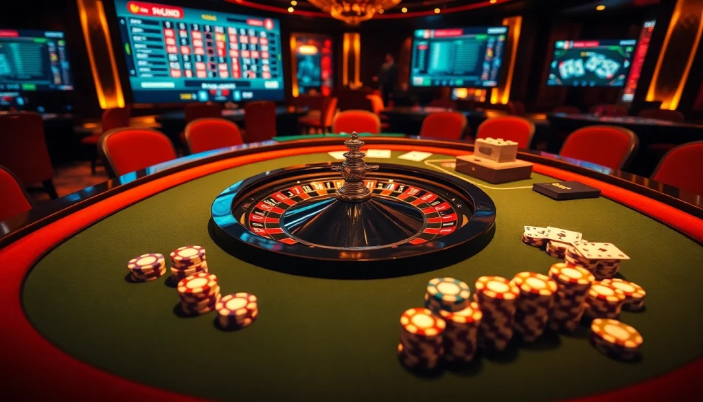 Experience the thrill of betting at nhà cái bin88 with luxurious casino elements.
