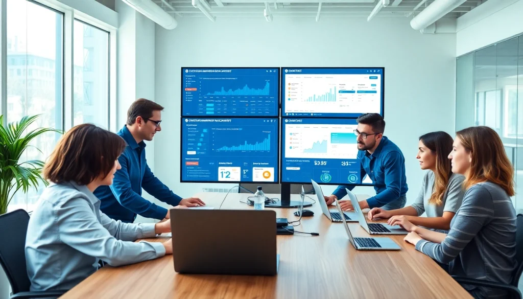Website maintenance team analyzing Từ khoá phụ for effective digital marketing