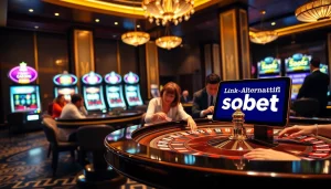Engage with thrilling games at link alternatif sbobet in a luxurious casino setting.