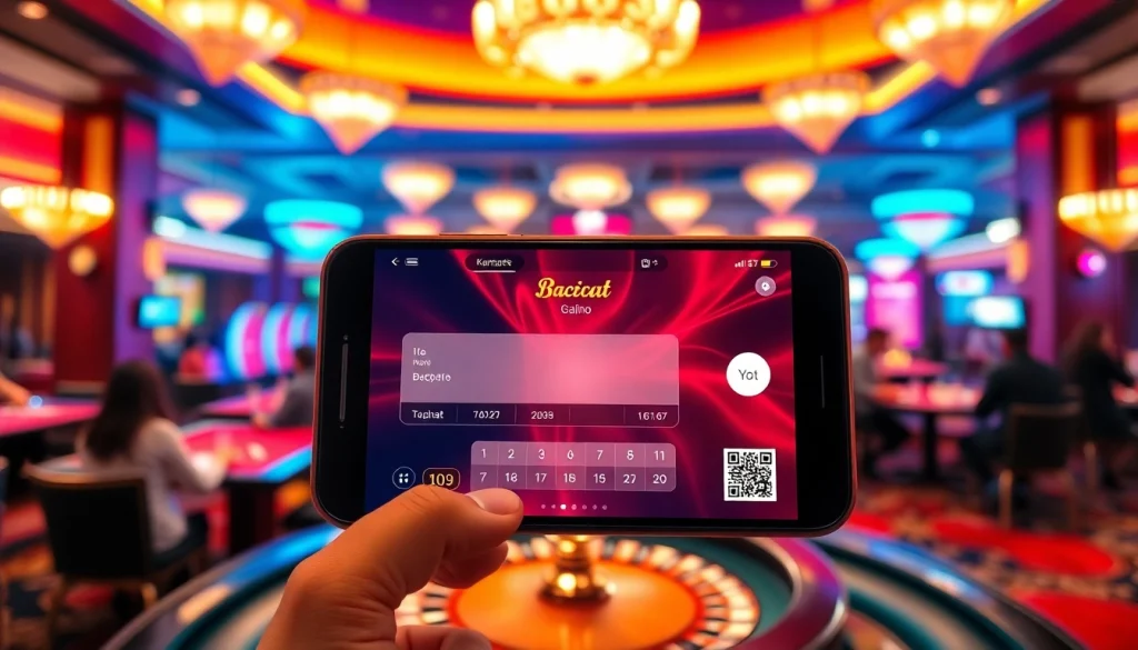 Giao diện ku3933 đăng nhập hiển thị các trò chơi casino trực tiếp và các tính năng của ứng dụng di động.
