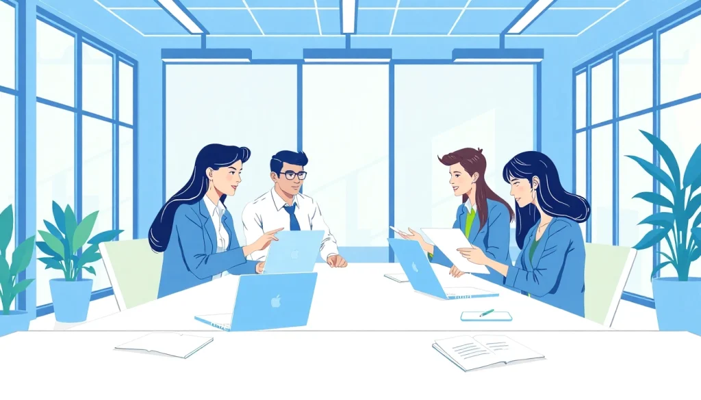 Collaborative workspace showcasing top platforms to hire sales professionals effectively.