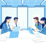 Collaborative workspace showcasing top platforms to hire sales professionals effectively.