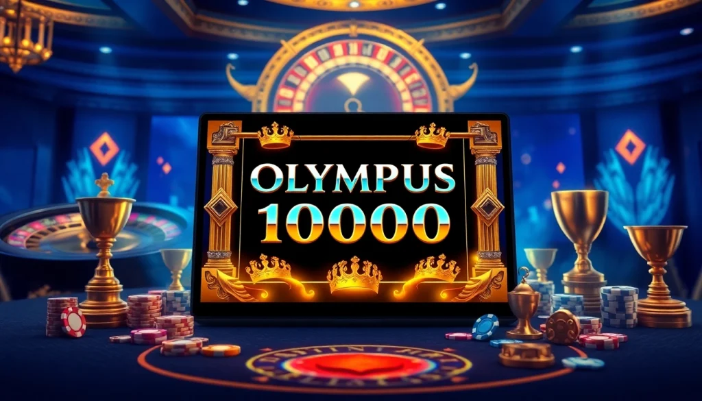 Experience the thrill of Olympus 1000 with vibrant slot visuals and dynamic gameplay.