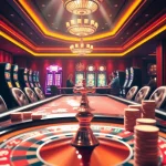Players enjoying a thrilling game at MM 88 casino, surrounded by vibrant slot machines and poker tables.