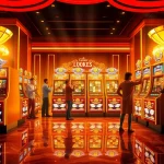 Rasakan kegembiraan meraih kemenangan dengan slot deposit pulsa tanpa potongan dalam suasana kasino mewah.
