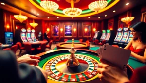 Vivez l'excitation au casino en ligne argent réel France avec des tables de poker vibrantes et des roues de roulette.