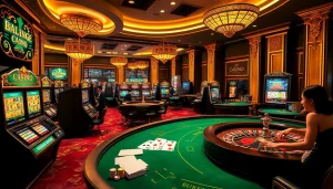 Vivez des jeux palpitants dans un cadre de casino en ligne France luxueux avec des options de jeu vibrantes.