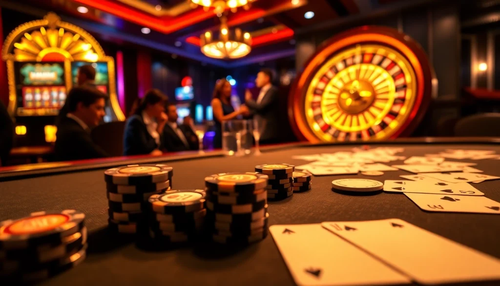 Vivez des moments palpitants au meilleur casino en ligne 2026 avec des jetons de poker vibrants et l'excitation de la roulette.