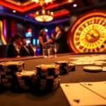 Vivez des moments palpitants au meilleur casino en ligne 2026 avec des jetons de poker vibrants et l'excitation de la roulette.