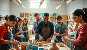 Participants in a craft trainee program showcase teamwork and creativity in hands-on training