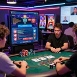 Engaged players at virtual poker table in vibrant environment showcasing hubet88com https://hubet88.icu/ workforceexcellence.net casino hubet88 experience.