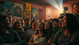 ดูหนัง ที่ผู้ชมสนุกสนานในโรงภาพยนตร์บรรยากาศอบอุ่น