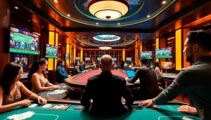 온라인 카지노 사이트에서 진행되는 라이브 바카라 게임의 몰입감 넘치는 장면, 흥미진진한 게임 환경 속의 플레이어들을 담고 있습니다.