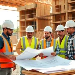 Experience hands-on construction apprenticeship training at an active job site with diverse workers collaborating.