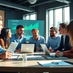 Explore competitive intelligence faqs with business professionals working collaboratively in a bright office.
