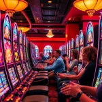 Rasakan sensasi kemenangan bonus slot bagi anggota baru dalam suasana kasino yang meriah.