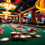 Tampilkan suasana kasino yang hidup dengan aksi permainan bbni4d yang menegangkan