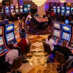Celebrate wins with top quality widgets at lively slot machines in a vibrant casino atmosphere