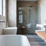 Sanitary installations by sonni sanitär GmbH in a modern bathroom design.