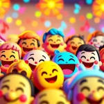 Engaging tiktok emojis displayed vibrantly, enhancing creative expression and communication.
