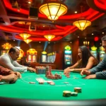 Menggoda pemain dengan permainan casino bbni4d di meja poker yang meriah.