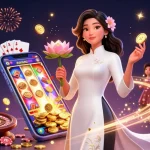 Illustrazione coinvolgente di una scena di casino italiani non AAMS che mostra elementi di gioco vivaci e personaggi.