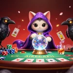 Engage with thrilling gameplay at 303vip link alternatif featuring a mystic cat and poker elements.