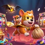 Experience thrilling gameplay with popotogel bandar slot mahjong gacor featuring vibrant slot reels and dynamic characters.