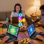 Pengguna diana4d bermain togel 4D dengan antusias di ruang tamu yang nyaman.