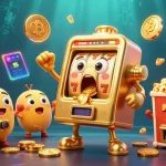 Experience fun at Atas Casino with thrilling golden slot machines hitting jackpots and cheering