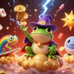 Jouer dans un casino en ligne sans wager avec des personnages animés, une pluie de pièces d'or et des éléments de jeu.