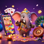 Menangkan jackpot dengan slot minimal depo 10k pada ilustrasi kasino yang kaya detail.