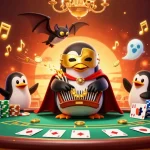 Experience thrilling gameplay at situs deposit 10k with a vibrant casino scene full of excitement and winnings.