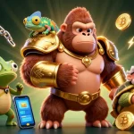 Gagnez aux jeux d'argent sur un casino fiable en ligne avec un roi gorille et un caméléon.