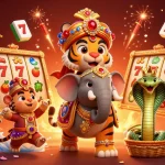 Experience thrilling games at bandar slot online with vibrant scenes and engaging characters.