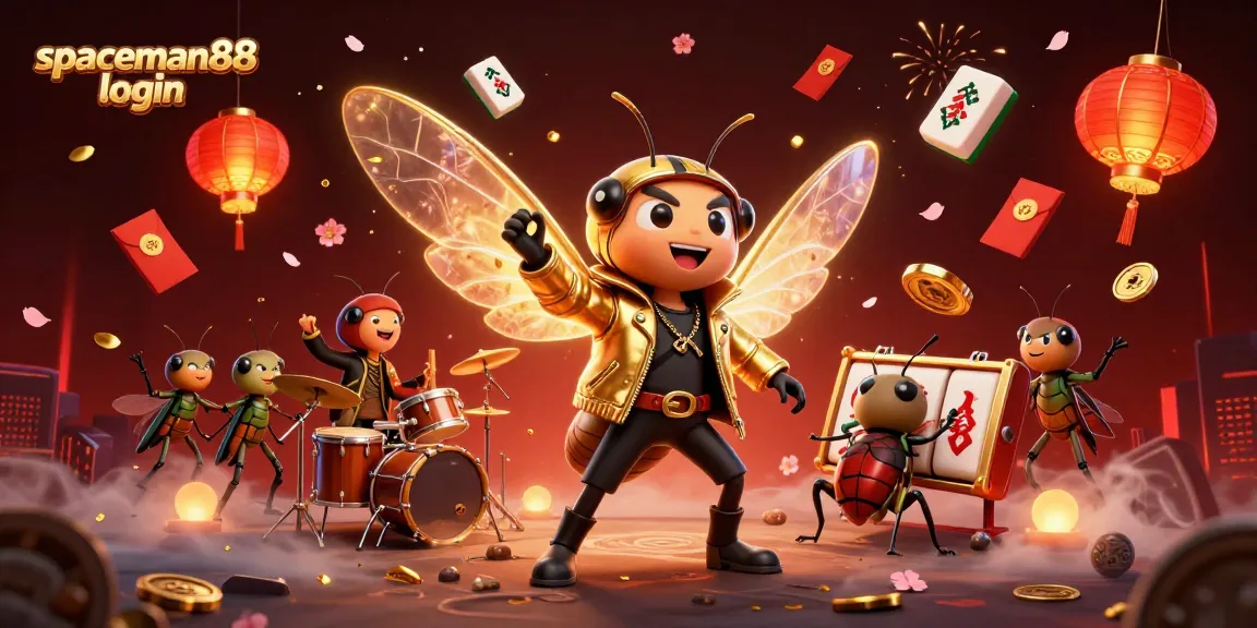 Experience the thrill with spaceman88 login as a cicada rock star with electrifying elements of casino gaming.